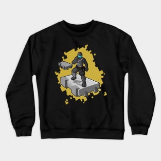 He is a Ninja AND a commando Crewneck Sweatshirt